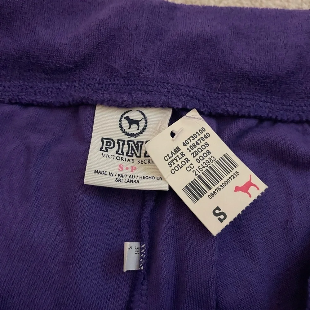 VS PINK y2k bling shine velour short shorts-small NWT(defect) - Picture 5 of 6